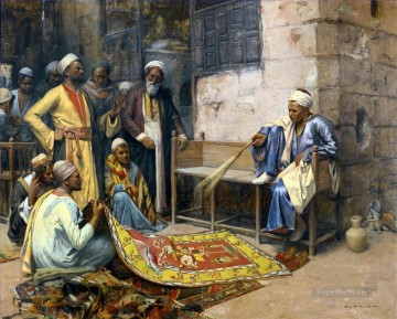 アラブ Painting - テッピヒフェルカウファー カーペット販売者 アルフォンス レオポルド ミーリッヒ アラバー